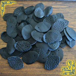 Leather Scales Black