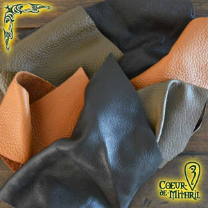 Leather Scraps Mixed Brown